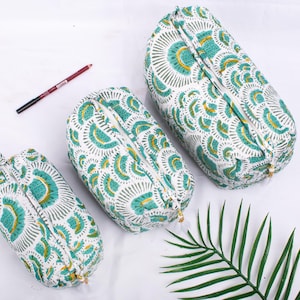 Handmade Cotton Multipurpose Cosmetic/Toiletry Bag 01