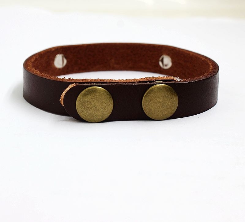 Custom Leather Bracelet Men Leather Bracelet Engraved Etsy Hong Kong