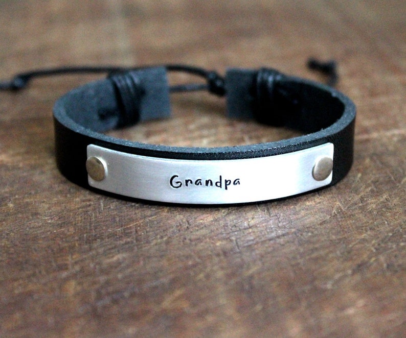 Mens Personalize Bracelet Valentine's Day Men Bracelet Etsy