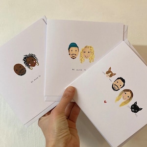 Tarjeta personalizada para San Valentín/Compromiso/Aniversario/Celebración