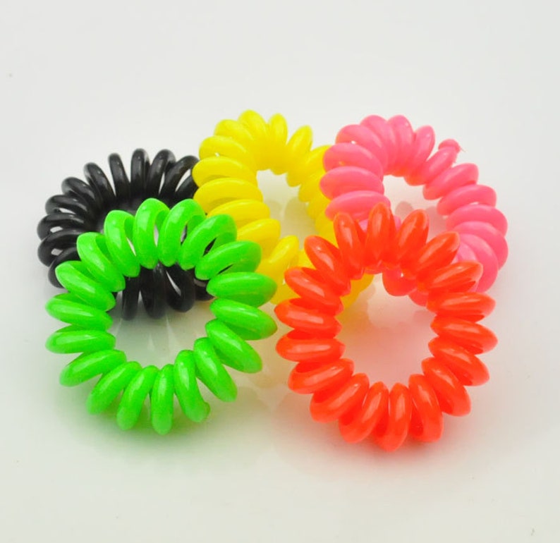 Telephone Cord Hair Tie elastic hair tiesponytail Etsy