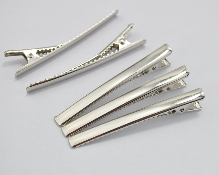 Wholesale Hair Clips20pcs Silver Alligator ClipSilver Slim Etsy