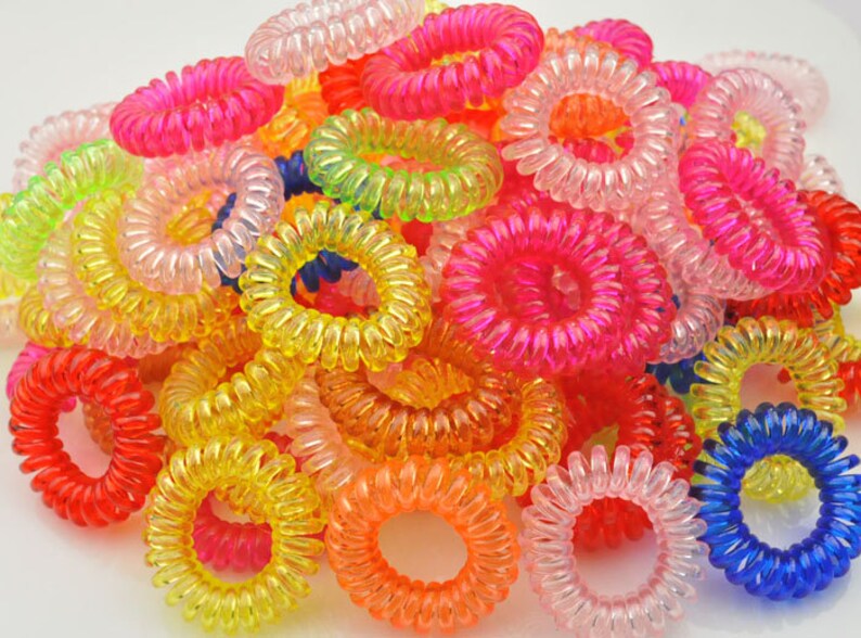 Telephone Cord Hair Tie elastic hair tiesponytail Etsy