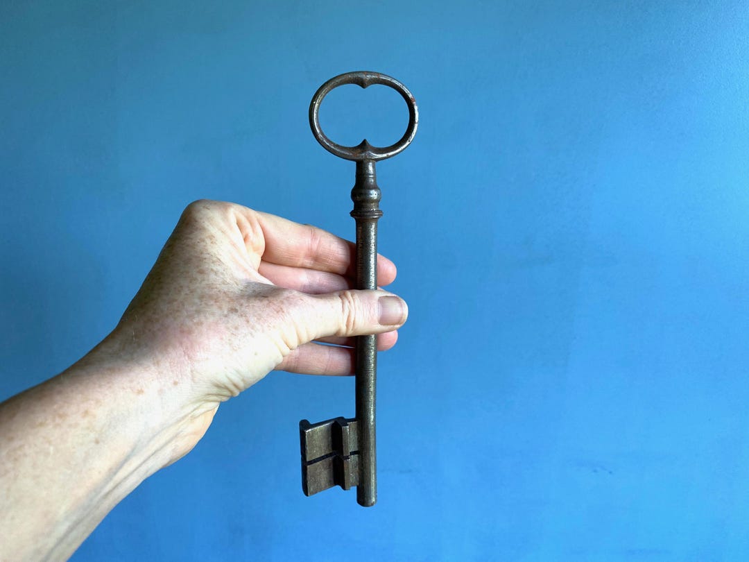 A Huge Antique French Door Key - Etsy