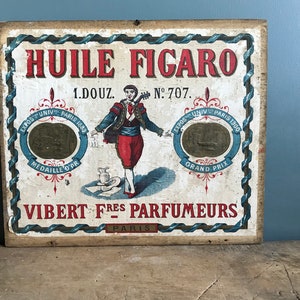 An antique French box, antique packaging, Vibert Freres