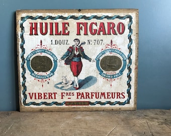 An antique French box, antique packaging, Vibert Freres