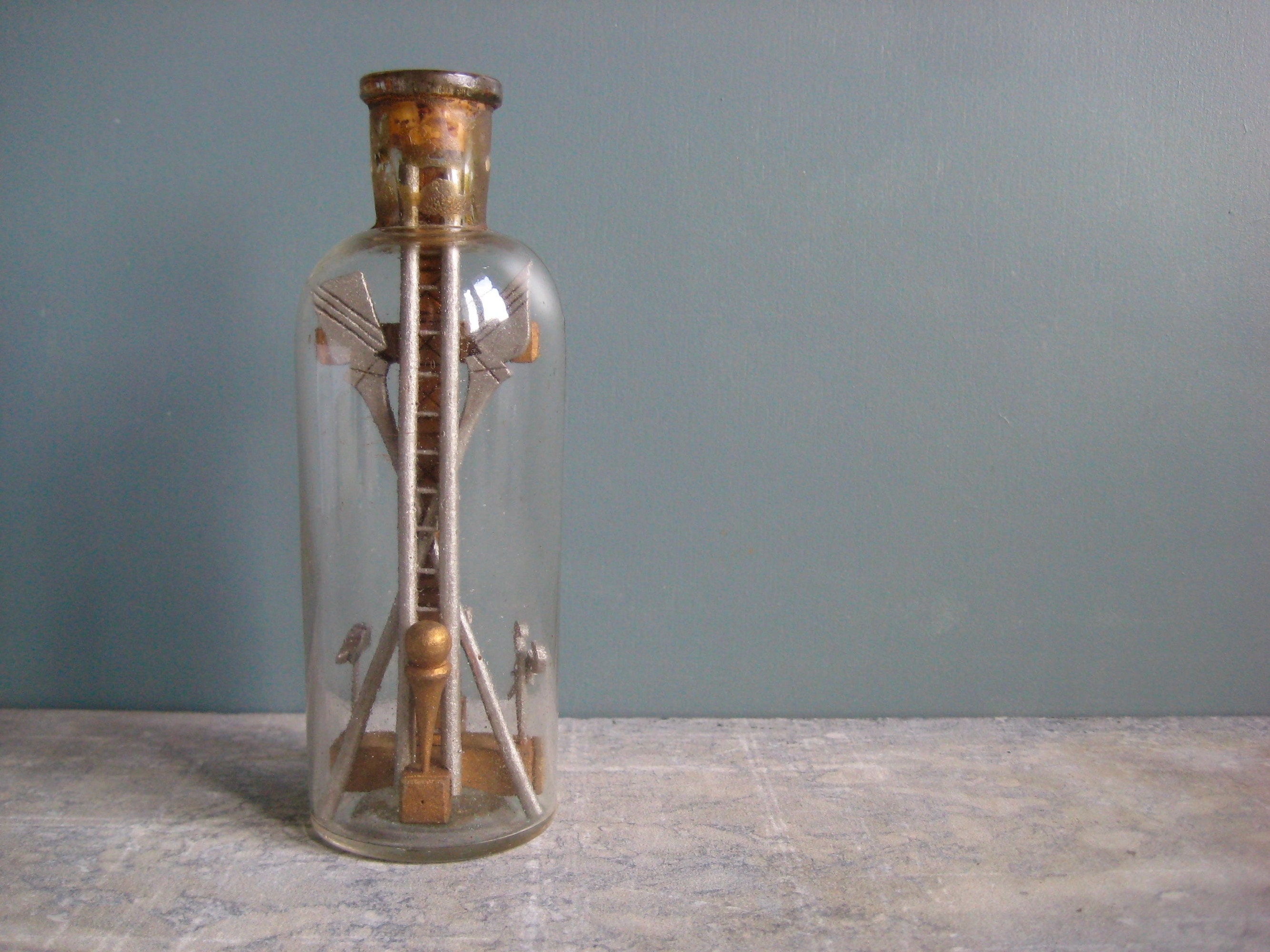 Bouteille de Passion Français Vintage, Bouteille Calvaire