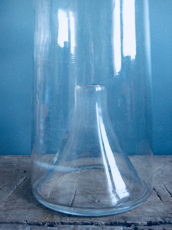 A Vintage French Hand Blown Glass Bait Trap, Fish Trap -  Canada