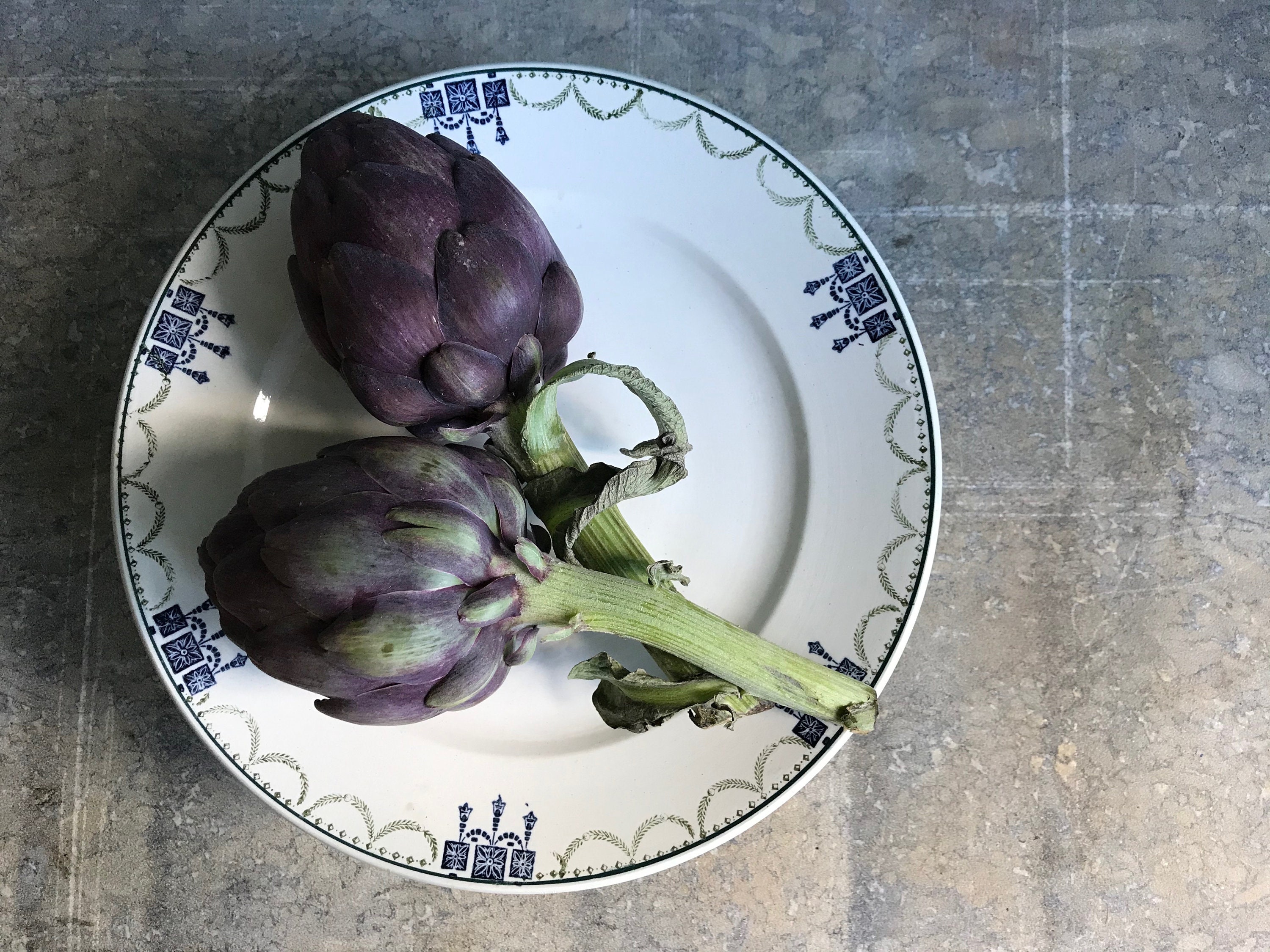 Une Assiette Français Piédestal, de Service, Compotier, Stand Fruits
