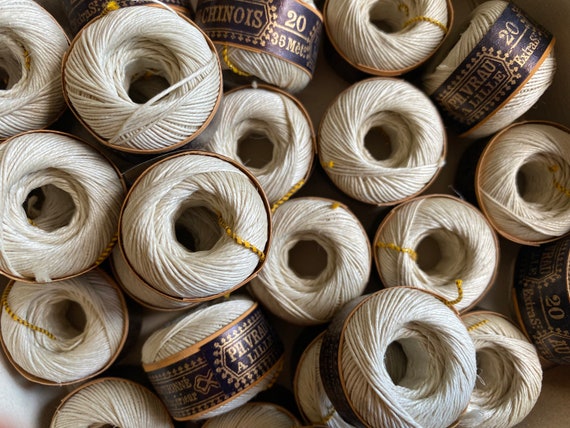 Linen Thread: White