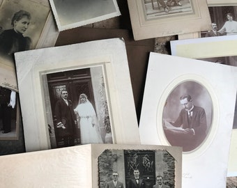 Antique French family photos, photo collection, 1920s