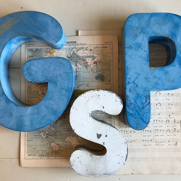 Industrial Letters - Etsy