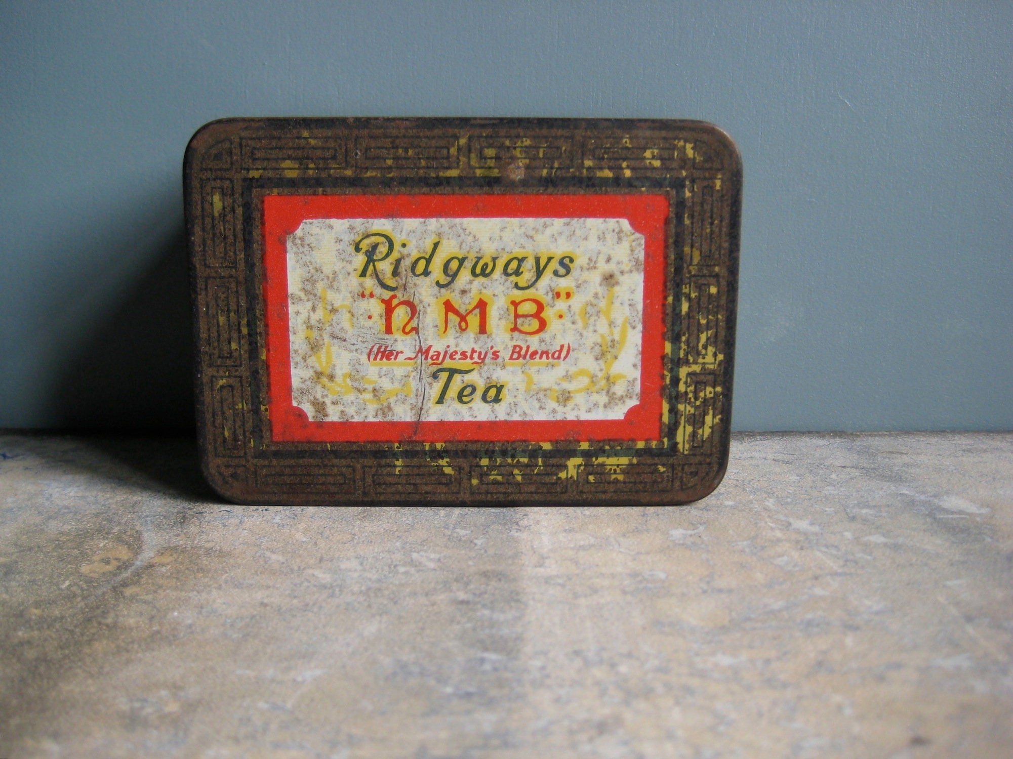 Une Boîte de Thé Anglais Vintage, Ridgways