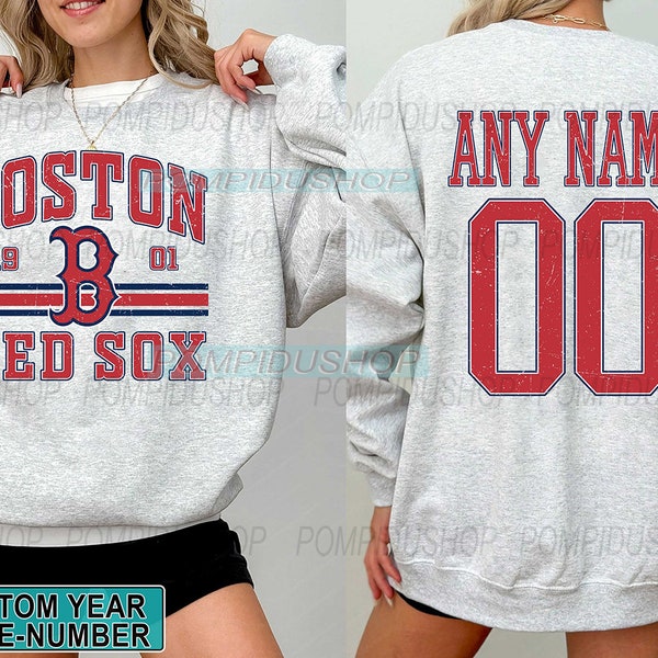 Camicia da baseball personalizzata Boston, camicia Boston Red Sox, maglietta da baseball Boston, camicia da baseball personalizzata, maglietta da baseball personalizzata