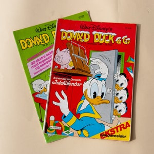 1985 Walt Disney Cartoon Norwegian Comics Donald Duck & Co Vintage Comic Books image 1