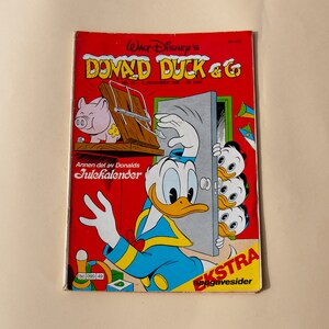 1985 Walt Disney Cartoon Norwegian Comics Donald Duck & Co Vintage Comic Books image 3