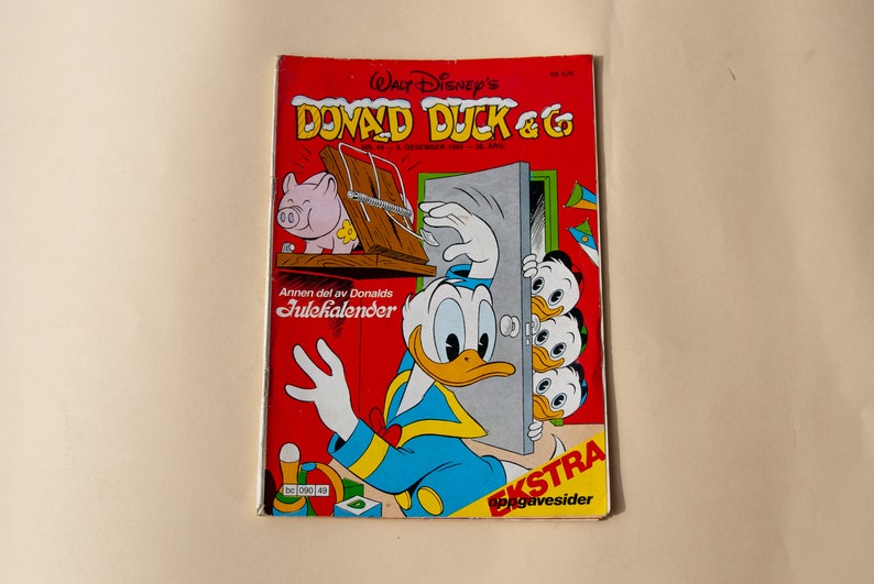 1985 Walt Disney Cartoon Norwegian Comics Donald Duck & Co Vintage Comic Books image 3