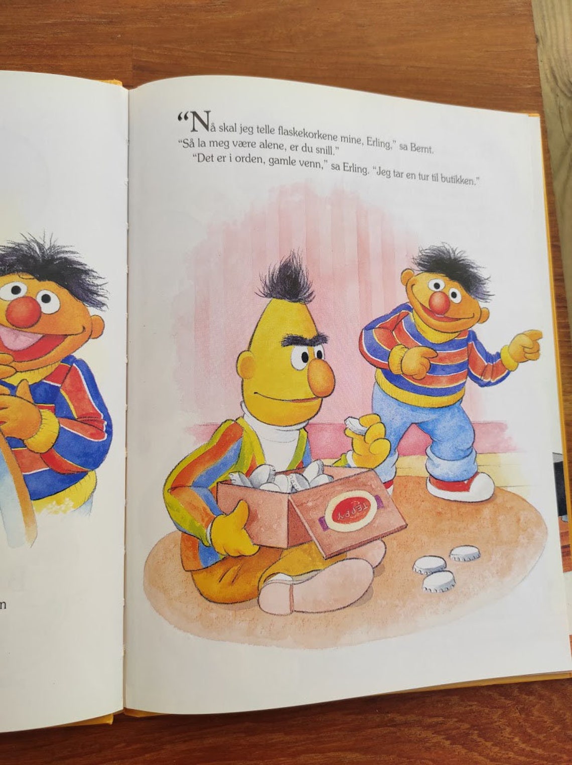 NORWEGIAN Book Bert and Ernie Fooled You Bert Hardcover Etsy