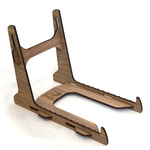 Förvaringsställ för vinylskivor, plats för 25-50 12" LP-skivor, äkta ek och valnötsfaner