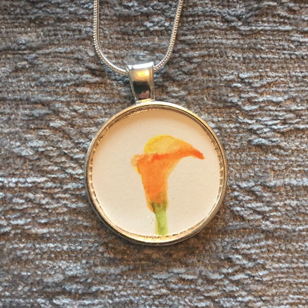 Calla Lilly Necklace