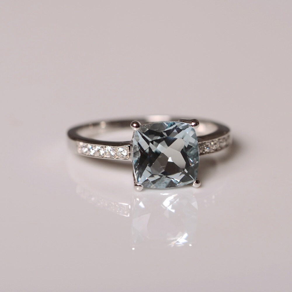 • OCULAR • aquamarine + silver ring
