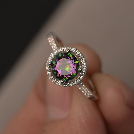 bague argent topaze mystique bague argent topaze mystique