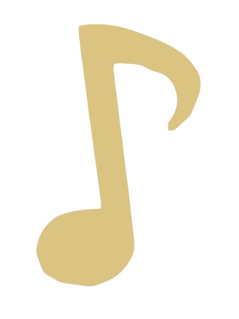 Eighth Note Cutout Unfinished Wood Music Instrument Song Band Co Eighth Note Cutout Unfinished Wood Music Instrument Song Band Co