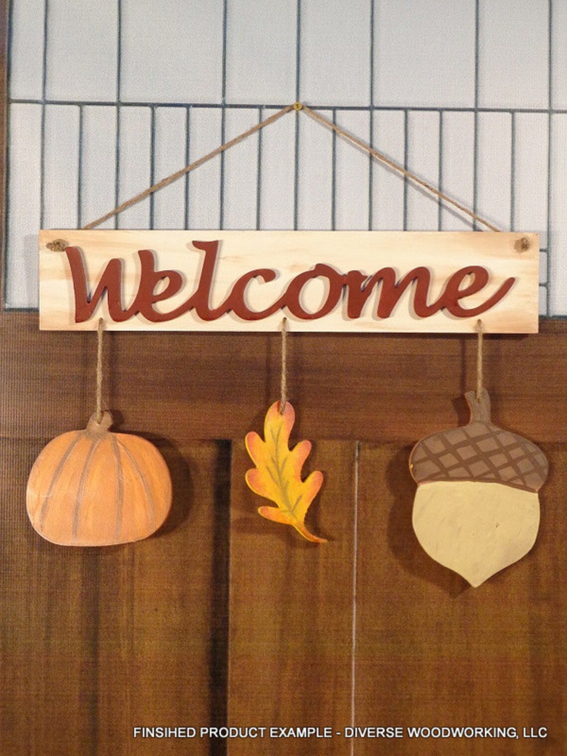 Word Cutout Unfinished Wood Sign Front Door Etsy