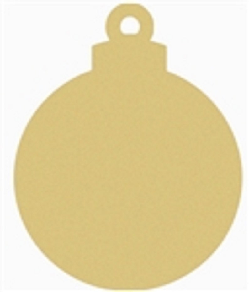 Ornament Cutout Unfinished Wood Christmas Door Hanger Holiday Etsy