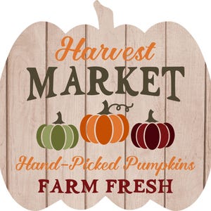 Harvest Market Farm Fresh MDF Print Style 1