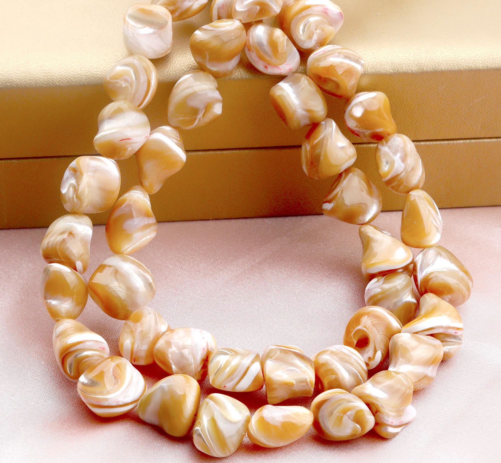 12mm Brown Shell Beads,round Shell Beads,loose Shell Beads,spacer Beads ...