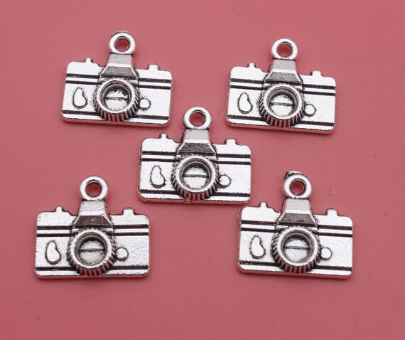 15pcs -silver Camera Charm Pendant,photography Charm,diy Necklace