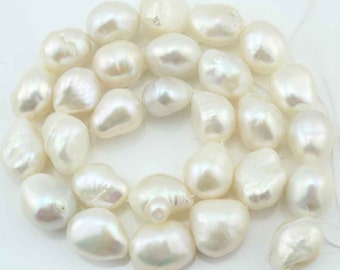 Jewelry Making Natural Baroque Freshwater Pearl Beads Strand 15" 5x7mm Jewelry Making Natural Baroque Freshwater Pearl Beads Strand 15" 5x7mm