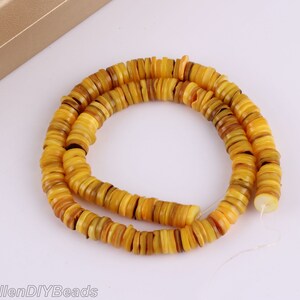 2x8 Mm Flat Round Shell Beads,choose Color,loose Shell Pearl Beads ...