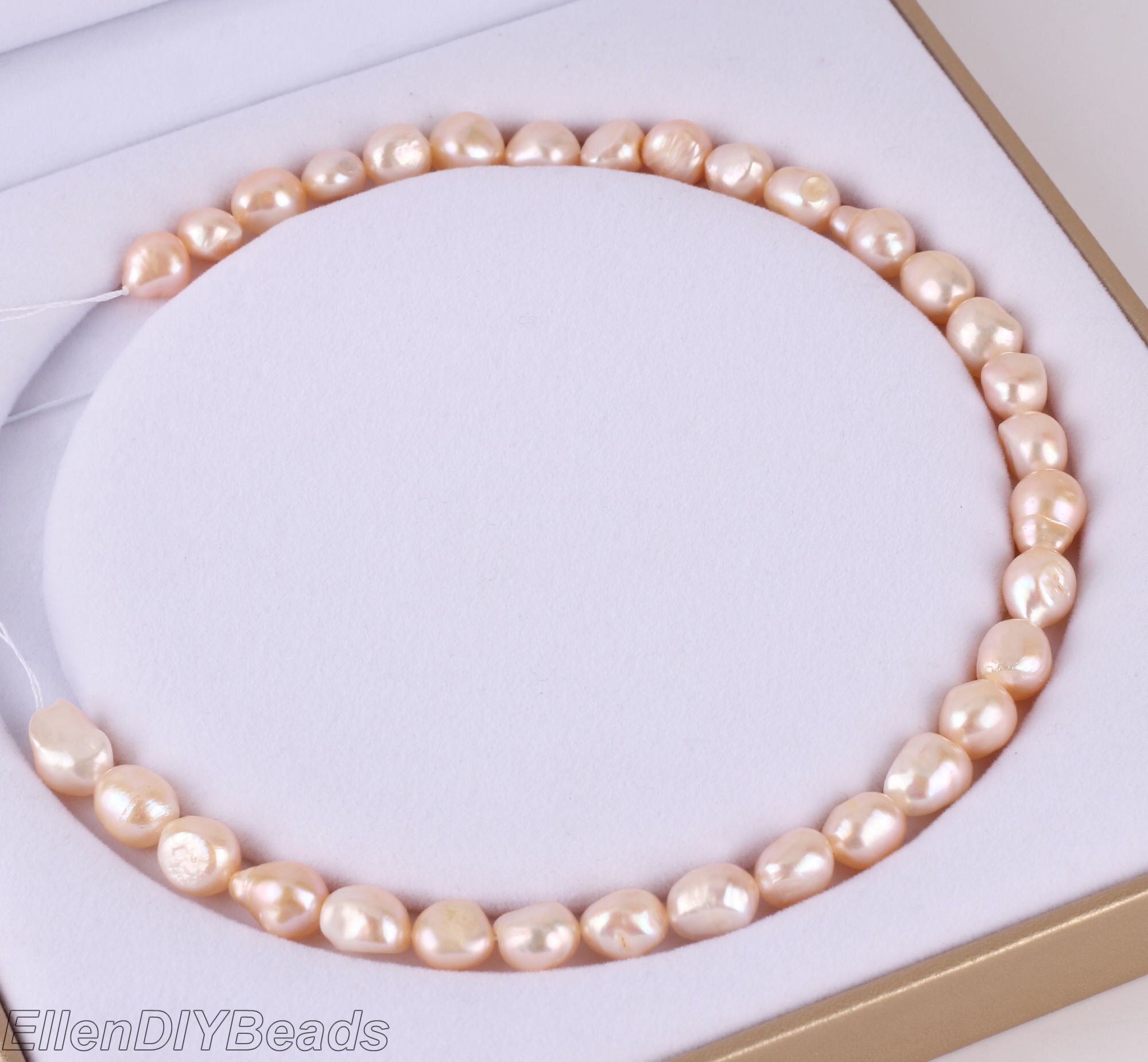 10-11mm Baroque Nugget Pearl Beads,natural Pink Freshwater Pearl