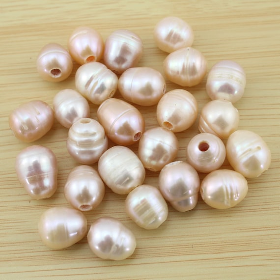 2.5 mm hole pearl beads large hole freshwater pearl 1011mm Etsy
