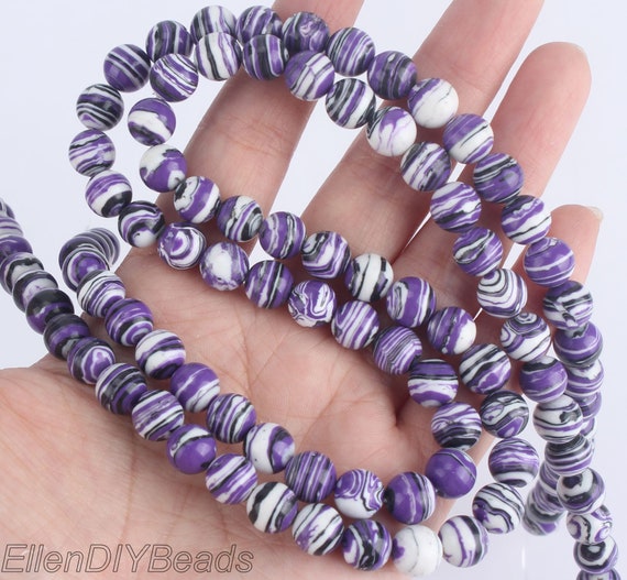 12mm Faceted Electroplated Stripe Agate Beads, Purple, Sold Per Pkg Of – Charms Beads Vendor - Foto 2