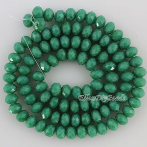 qbodp 50 Pcs Faux Crystal Round Beads for Jewelry Making, Green Beads for  Bracelets Making, Crafts Beaded Decorations Accessories, 6mm
