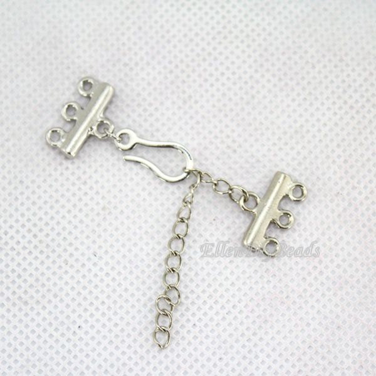 Fashion Style Jewelry Clasp6 Sets Clasps Connector3 Rows Etsy