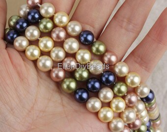 Perlina Rotonda Sciolta Pixiu In Ossidiana Arcobaleno Naturale - Foto 5