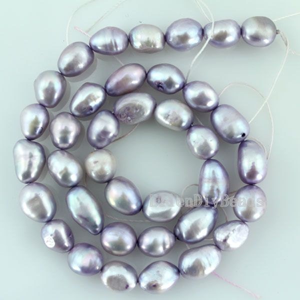 Wholesale Baroque nugget pearl beads Lavender Freshwater | Etsy