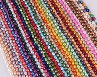 8-9mm Nugget Baroque Pearl beads,Full strands Real Freshwater pearl beads,DIY jewelry beads,Loose Pearl Beads,Pearl gift -14inches