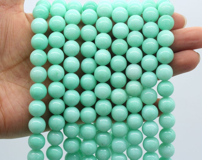 Magnesite Beads, 8mm Beads, Multi Color Beads, Green Beads, Blue Beads