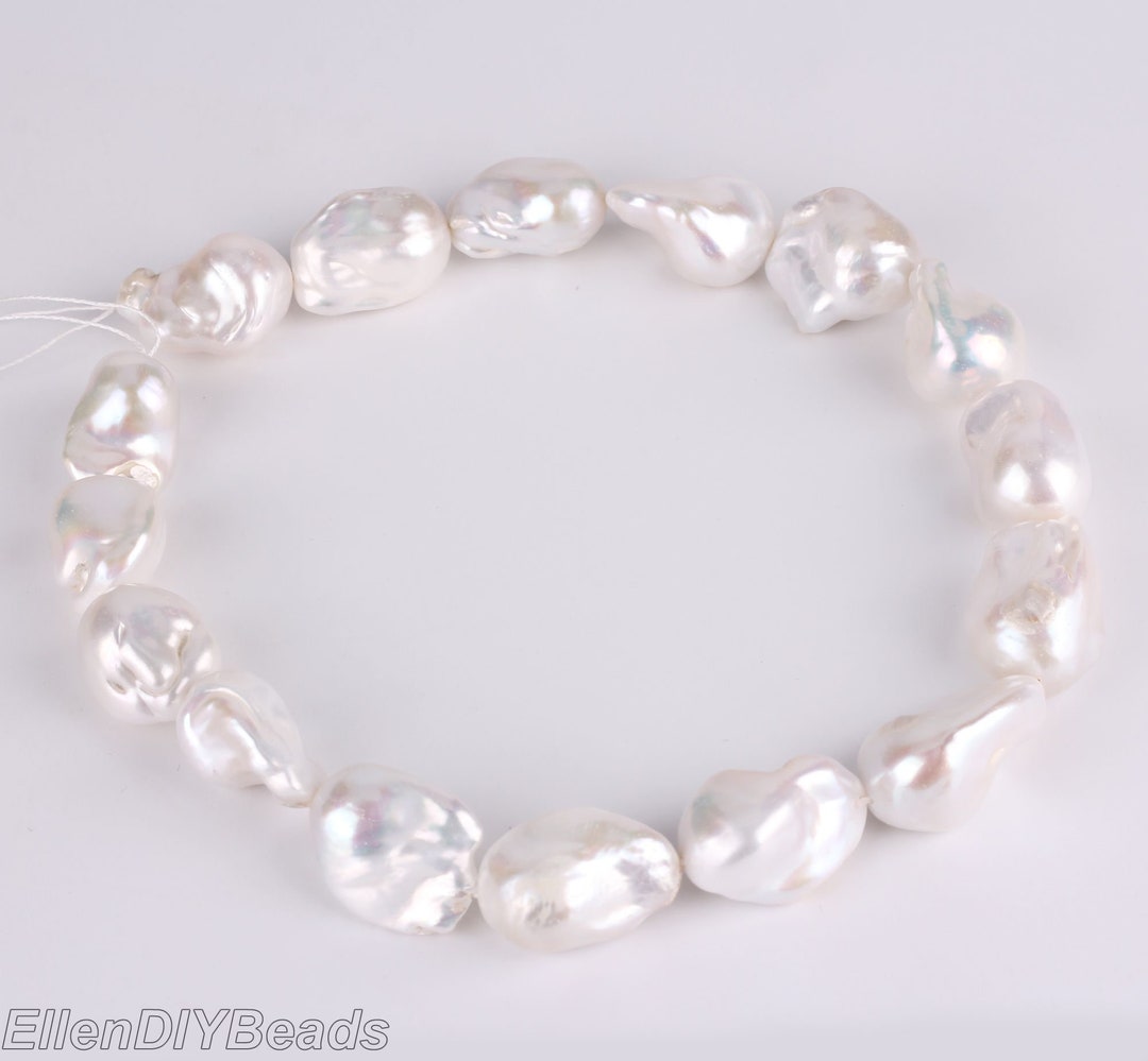 Big Size Natural White Teardrop Baroque Pearl Beads,good Big Size Natural White Teardrop Baroque Pearl Beads,good