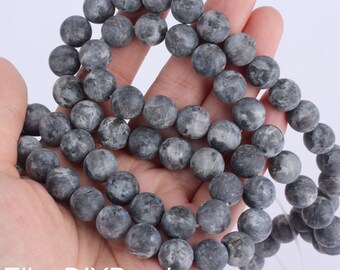Perle En Onyx Noir Mat Givrée En Forme De Goutte - 30x10mm - Idéale Pour Bijoux DIY - Neuve