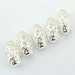 5pcs High Quanlity Silver plated Jewelry accessories ,Silver Spacer Hollow beads ,Metal spacer beads for Jewelry Making --CN023 