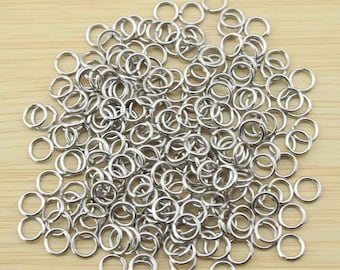 500 anillas de latón para engarzar (6 mm y 8 mm)