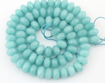 Perline Di Pietra Preziosa Sfaccettata Rotonda Di Rodonite Da 4 Mm, Filo Completo Da 16" Di Pietre Naturali / NSF4-15 - Italia - Foto 11