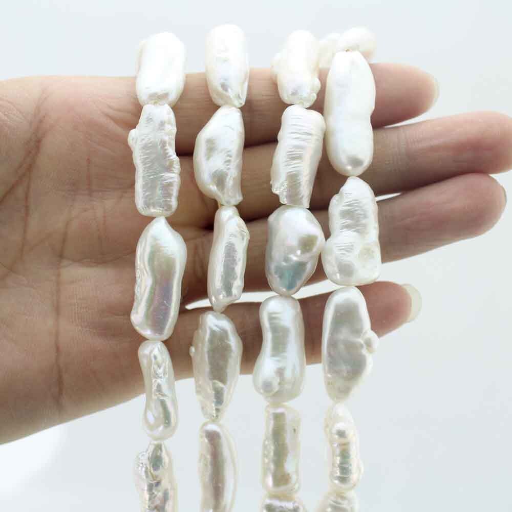 Freshwater Pearls Biwa pearl Beads 11x25mm pearl Natural Biwa Etsy