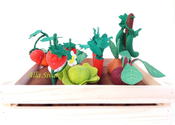 toy vegetable garden